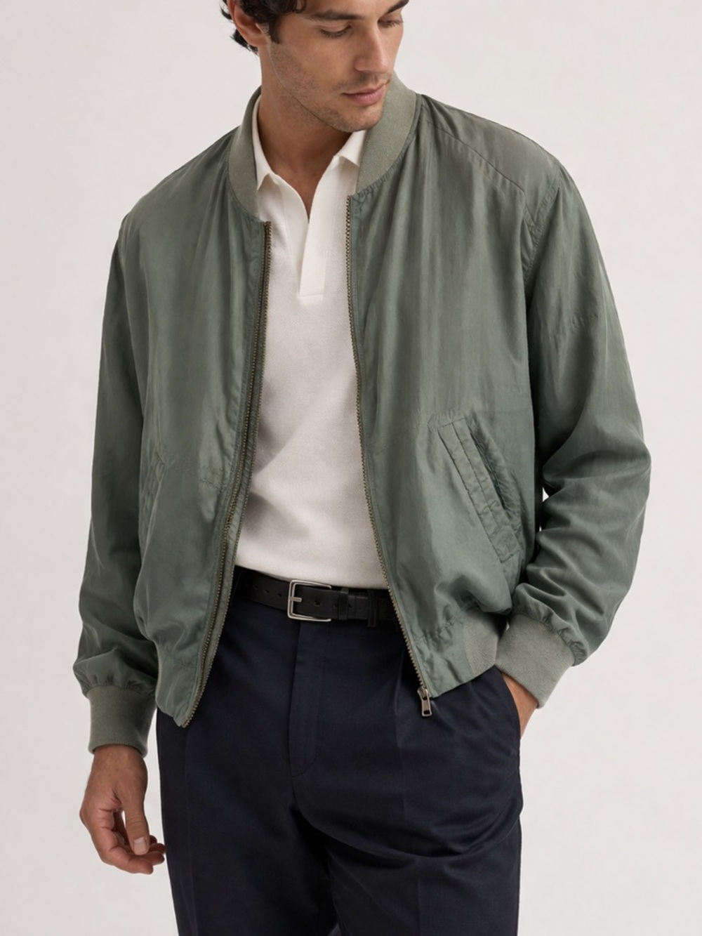 Vintage Palace Silk Bomber Jacket